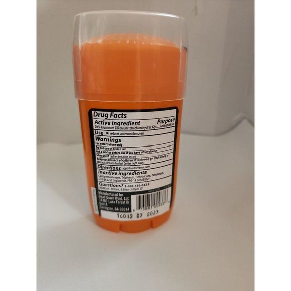 Dead Down Wind Odorless Odor Eliminating Antiperspirant Deodorant Soft Solid - Picture 5 of 7